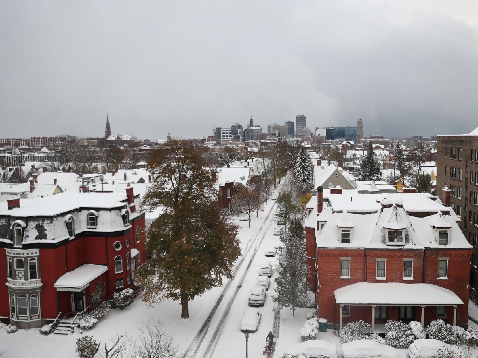 Snowy morning in Buffalo